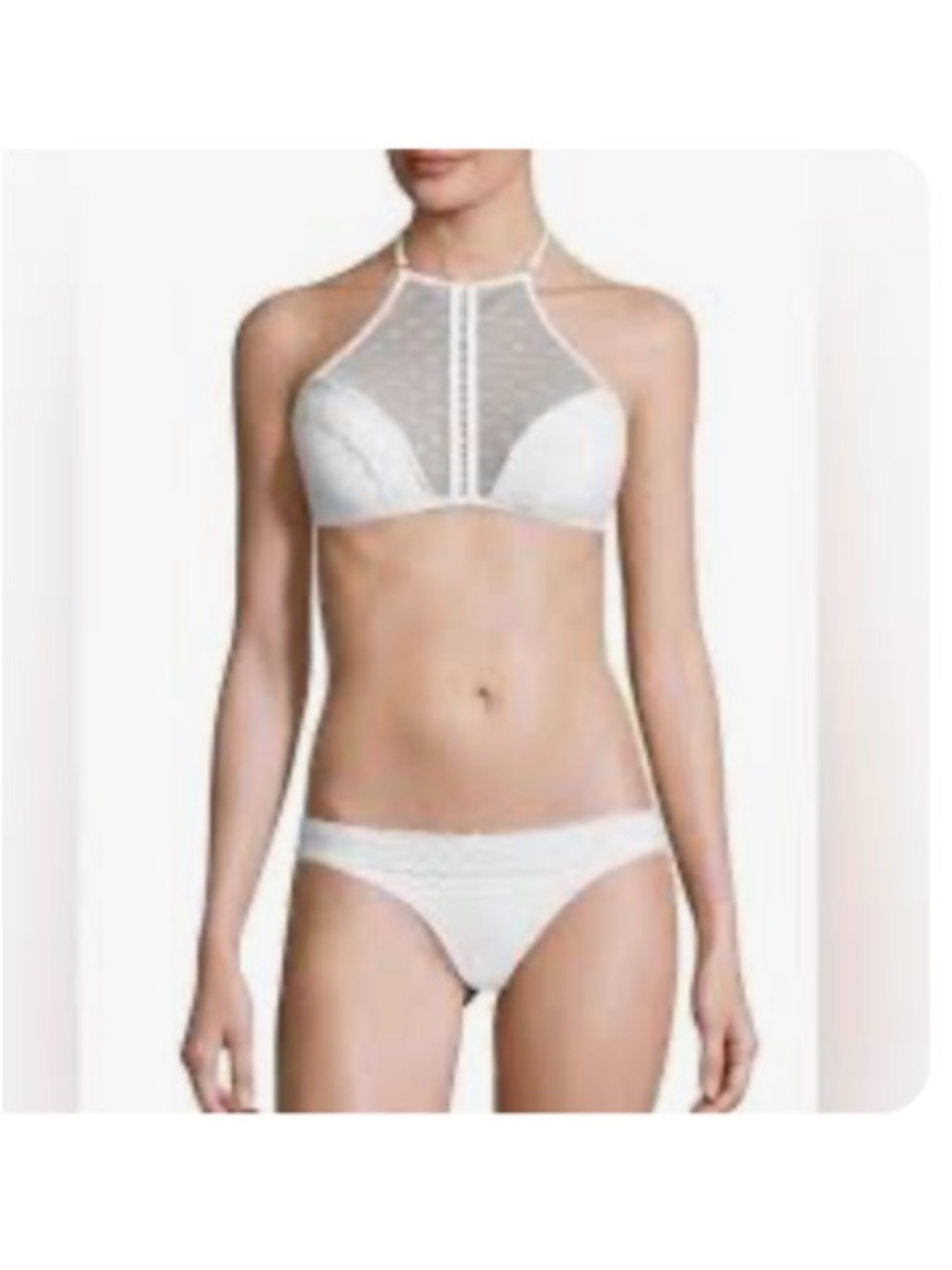 Zimmermann Zephyr White Bonded Lace Bikini